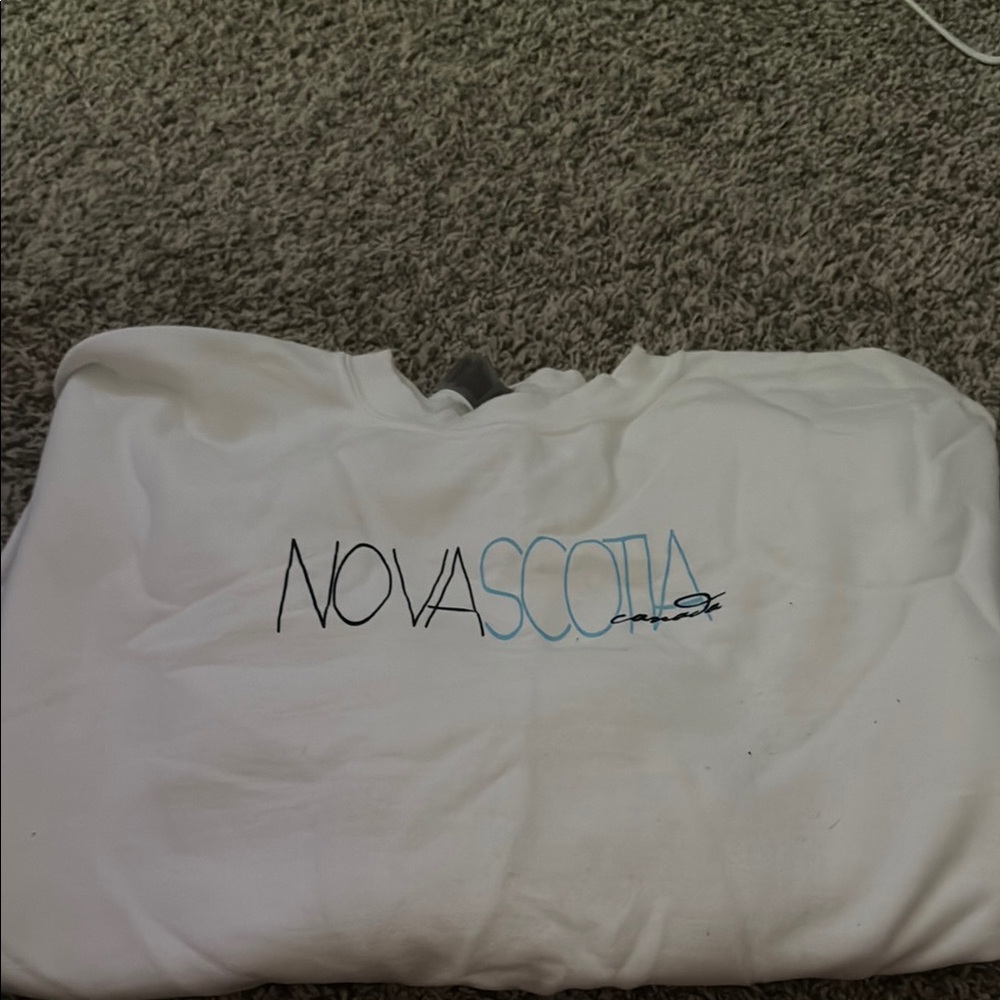 White Nova Scotia Sweatshirt